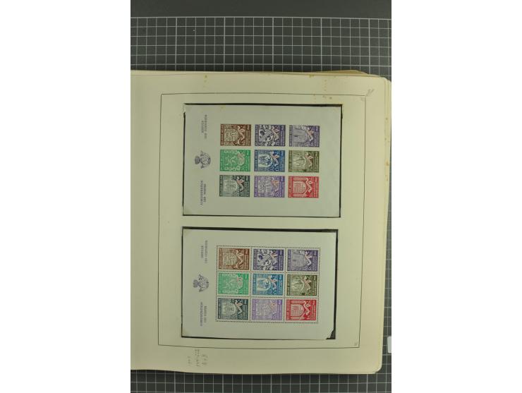 1849/1970, enorm inhaltsreiche Sammlung beginnend mit Mi.-Nr. 1 und 2 mit je über 60 Exemplaren inkl. Paaren und Briefen, des