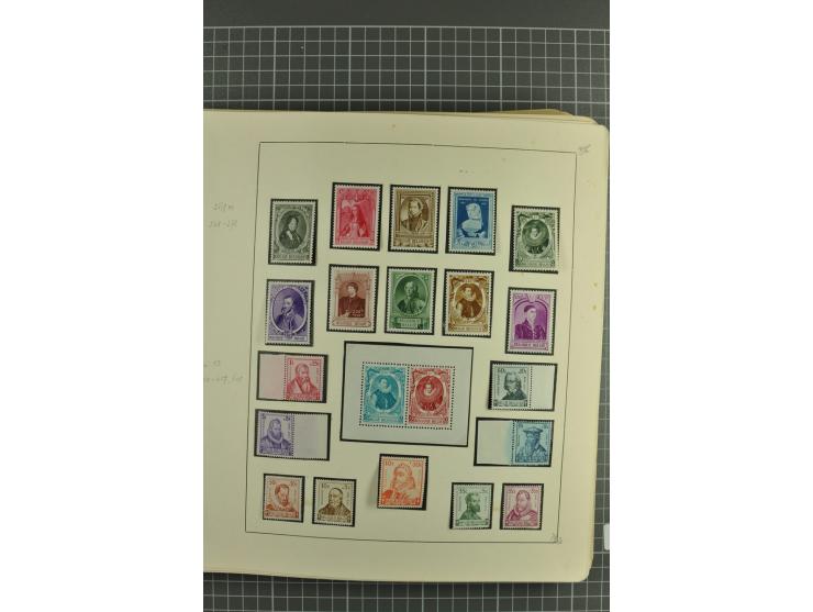 1849/1970, enorm inhaltsreiche Sammlung beginnend mit Mi.-Nr. 1 und 2 mit je über 60 Exemplaren inkl. Paaren und Briefen, des