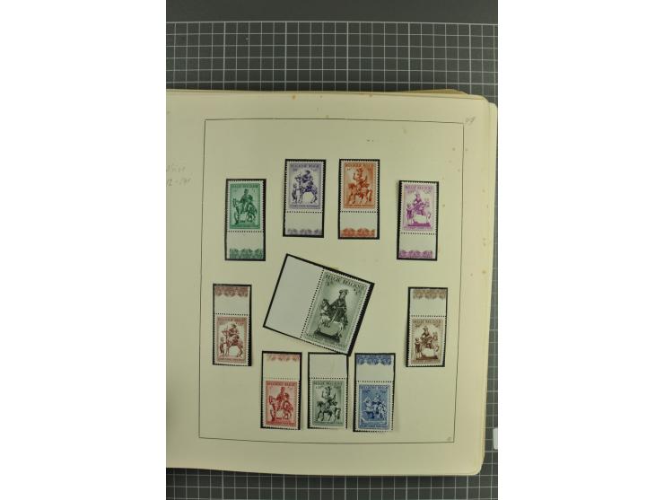 1849/1970, enorm inhaltsreiche Sammlung beginnend mit Mi.-Nr. 1 und 2 mit je über 60 Exemplaren inkl. Paaren und Briefen, des