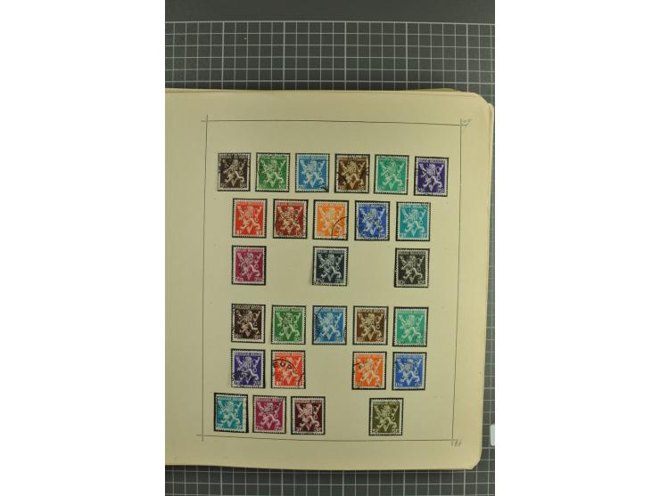 1849/1970, enorm inhaltsreiche Sammlung beginnend mit Mi.-Nr. 1 und 2 mit je über 60 Exemplaren inkl. Paaren und Briefen, des