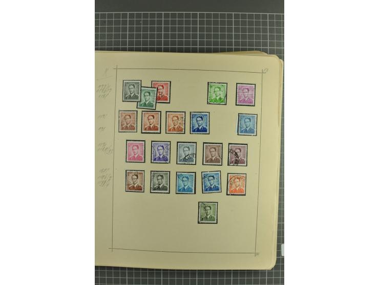 1849/1970, enorm inhaltsreiche Sammlung beginnend mit Mi.-Nr. 1 und 2 mit je über 60 Exemplaren inkl. Paaren und Briefen, des