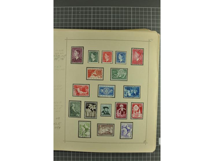 1849/1970, enorm inhaltsreiche Sammlung beginnend mit Mi.-Nr. 1 und 2 mit je über 60 Exemplaren inkl. Paaren und Briefen, des
