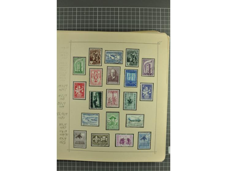 1849/1970, enorm inhaltsreiche Sammlung beginnend mit Mi.-Nr. 1 und 2 mit je über 60 Exemplaren inkl. Paaren und Briefen, des