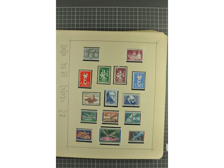 1849/1970, enorm inhaltsreiche Sammlung beginnend mit Mi.-Nr. 1 und 2 mit je über 60 Exemplaren inkl. Paaren und Briefen, des