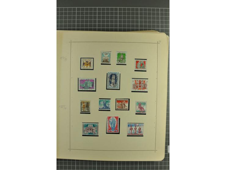 1849/1970, enorm inhaltsreiche Sammlung beginnend mit Mi.-Nr. 1 und 2 mit je über 60 Exemplaren inkl. Paaren und Briefen, des