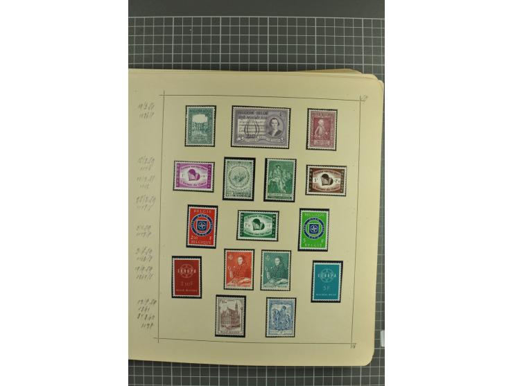 1849/1970, enorm inhaltsreiche Sammlung beginnend mit Mi.-Nr. 1 und 2 mit je über 60 Exemplaren inkl. Paaren und Briefen, des