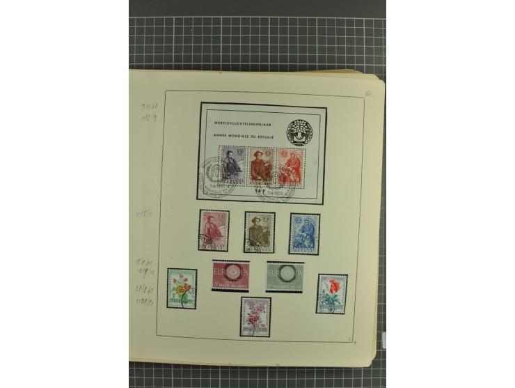 1849/1970, enorm inhaltsreiche Sammlung beginnend mit Mi.-Nr. 1 und 2 mit je über 60 Exemplaren inkl. Paaren und Briefen, des