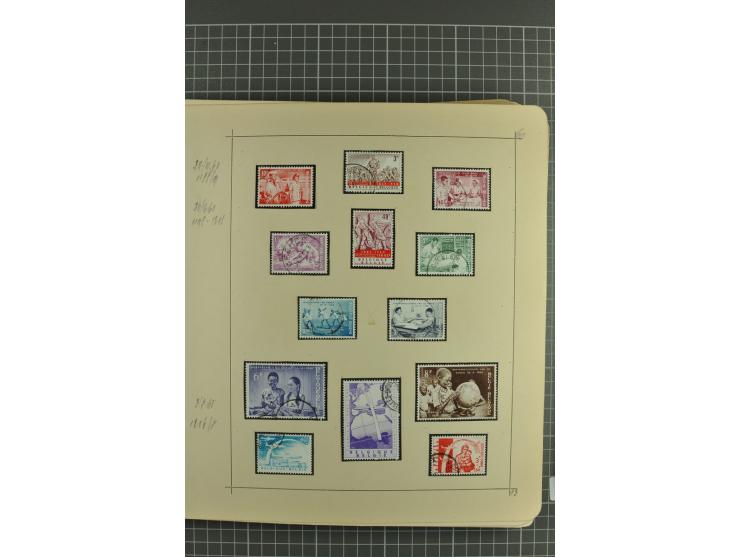 1849/1970, enorm inhaltsreiche Sammlung beginnend mit Mi.-Nr. 1 und 2 mit je über 60 Exemplaren inkl. Paaren und Briefen, des