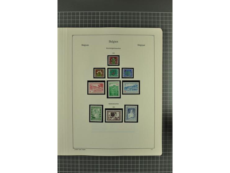 1849/1962, postfrische, ungebrauchte und gestempelte Sammlung mit vielen besseren Ausgaben, dabei Rotes Kreuz 1918, Mercier, 