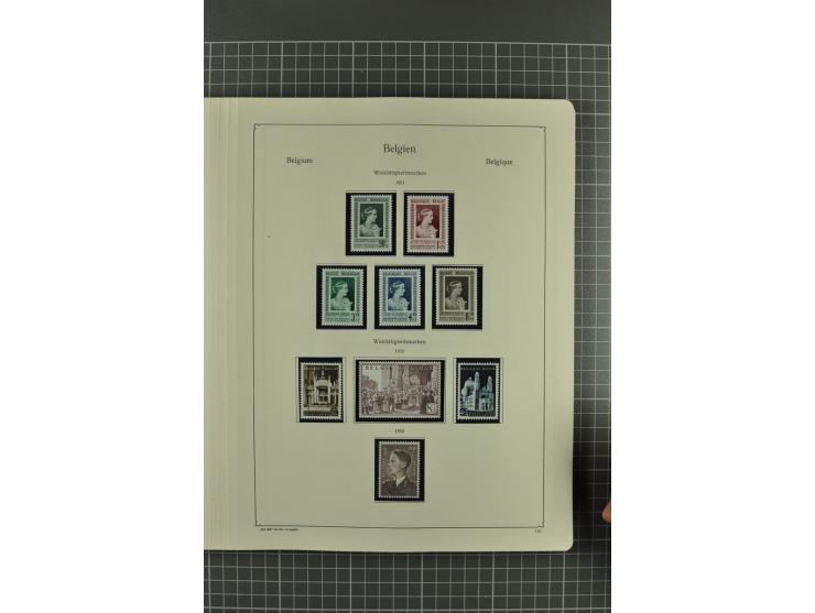 1849/1962, postfrische, ungebrauchte und gestempelte Sammlung mit vielen besseren Ausgaben, dabei Rotes Kreuz 1918, Mercier, 