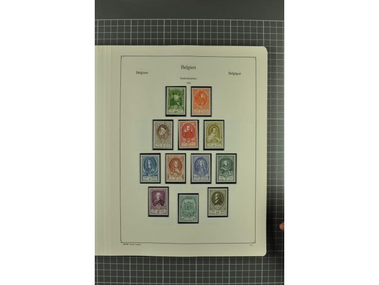 1849/1962, postfrische, ungebrauchte und gestempelte Sammlung mit vielen besseren Ausgaben, dabei Rotes Kreuz 1918, Mercier, 