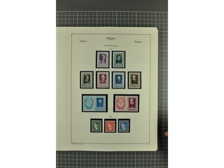 1849/1962, postfrische, ungebrauchte und gestempelte Sammlung mit vielen besseren Ausgaben, dabei Rotes Kreuz 1918, Mercier, 