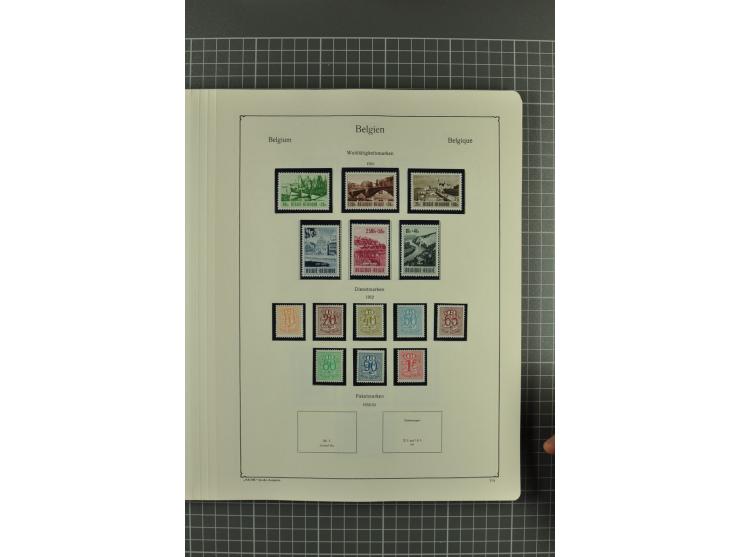 1849/1962, postfrische, ungebrauchte und gestempelte Sammlung mit vielen besseren Ausgaben, dabei Rotes Kreuz 1918, Mercier, 