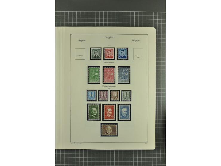 1849/1962, postfrische, ungebrauchte und gestempelte Sammlung mit vielen besseren Ausgaben, dabei Rotes Kreuz 1918, Mercier, 