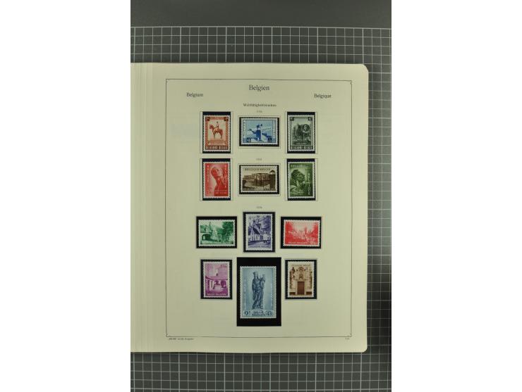 1849/1962, postfrische, ungebrauchte und gestempelte Sammlung mit vielen besseren Ausgaben, dabei Rotes Kreuz 1918, Mercier, 