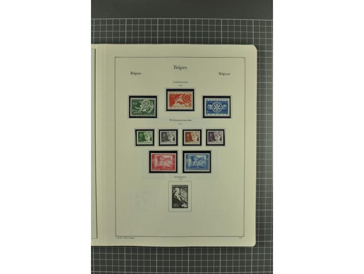 1849/1962, postfrische, ungebrauchte und gestempelte Sammlung mit vielen besseren Ausgaben, dabei Rotes Kreuz 1918, Mercier, 