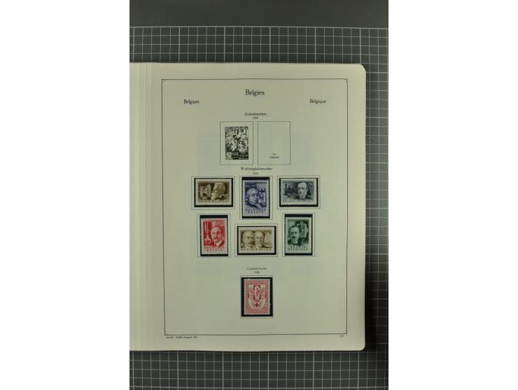 1849/1962, postfrische, ungebrauchte und gestempelte Sammlung mit vielen besseren Ausgaben, dabei Rotes Kreuz 1918, Mercier, 