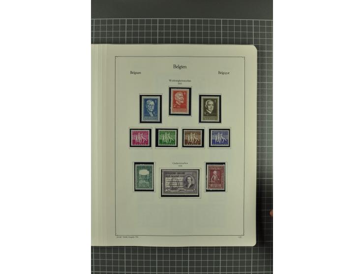 1849/1962, postfrische, ungebrauchte und gestempelte Sammlung mit vielen besseren Ausgaben, dabei Rotes Kreuz 1918, Mercier, 