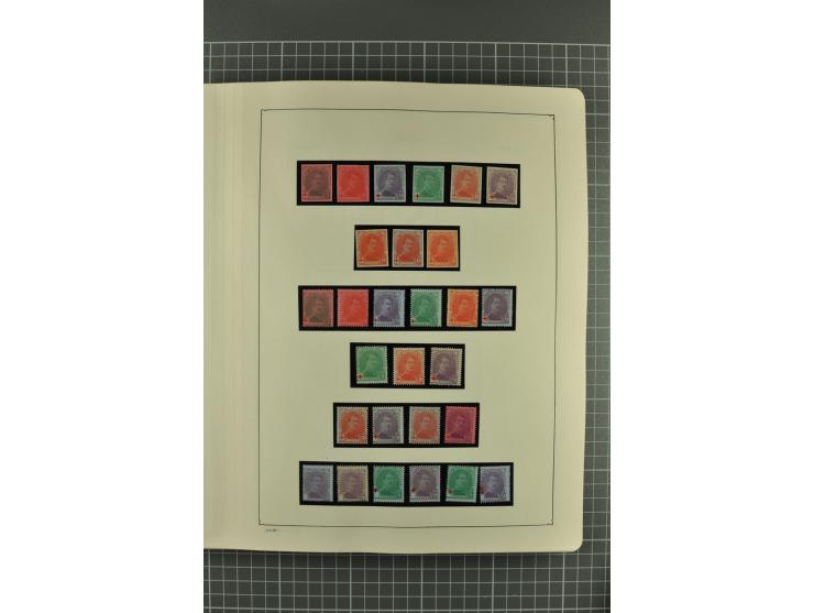 1849/1962, postfrische, ungebrauchte und gestempelte Sammlung mit vielen besseren Ausgaben, dabei Rotes Kreuz 1918, Mercier, 