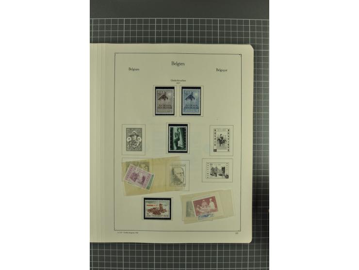 1849/1962, postfrische, ungebrauchte und gestempelte Sammlung mit vielen besseren Ausgaben, dabei Rotes Kreuz 1918, Mercier, 
