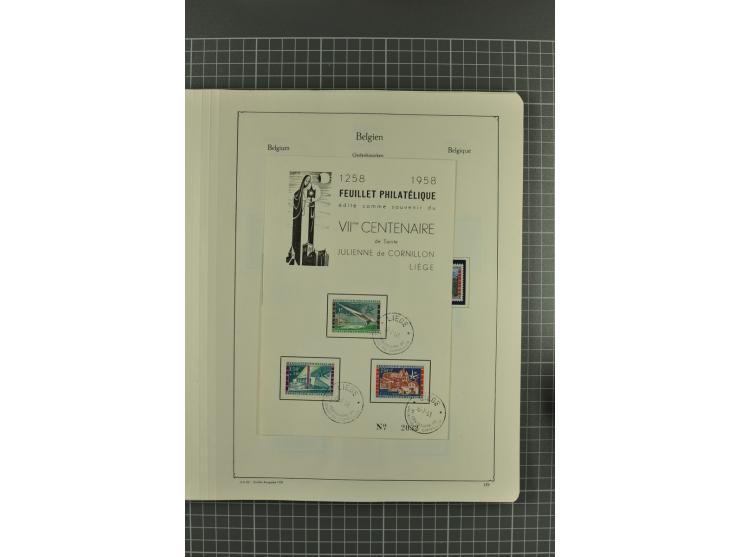 1849/1962, postfrische, ungebrauchte und gestempelte Sammlung mit vielen besseren Ausgaben, dabei Rotes Kreuz 1918, Mercier, 