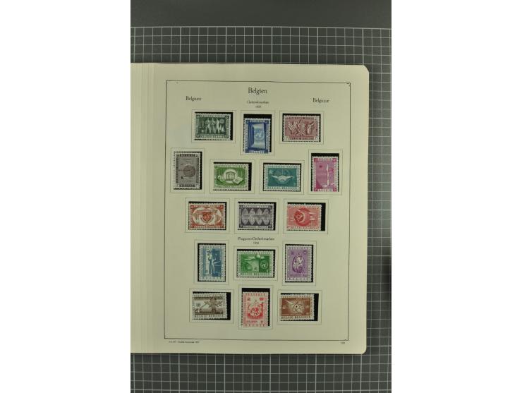 1849/1962, postfrische, ungebrauchte und gestempelte Sammlung mit vielen besseren Ausgaben, dabei Rotes Kreuz 1918, Mercier, 