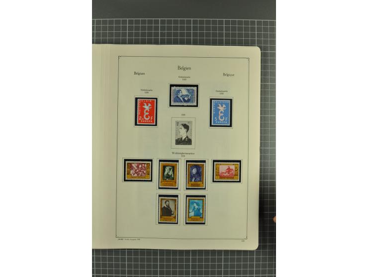 1849/1962, postfrische, ungebrauchte und gestempelte Sammlung mit vielen besseren Ausgaben, dabei Rotes Kreuz 1918, Mercier, 