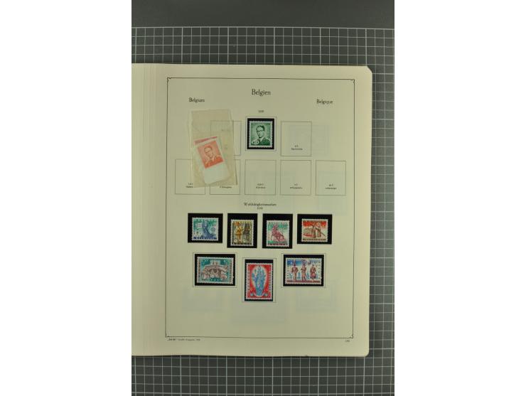 1849/1962, postfrische, ungebrauchte und gestempelte Sammlung mit vielen besseren Ausgaben, dabei Rotes Kreuz 1918, Mercier, 