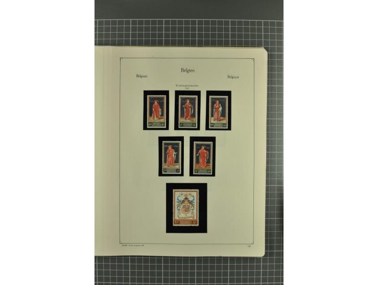1849/1962, postfrische, ungebrauchte und gestempelte Sammlung mit vielen besseren Ausgaben, dabei Rotes Kreuz 1918, Mercier, 