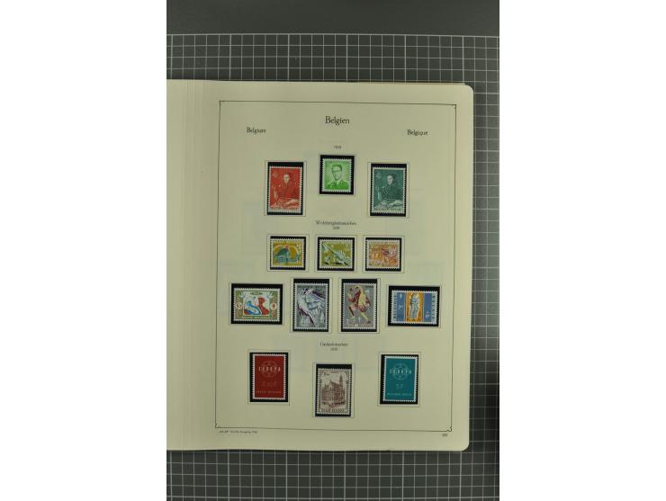 1849/1962, postfrische, ungebrauchte und gestempelte Sammlung mit vielen besseren Ausgaben, dabei Rotes Kreuz 1918, Mercier, 