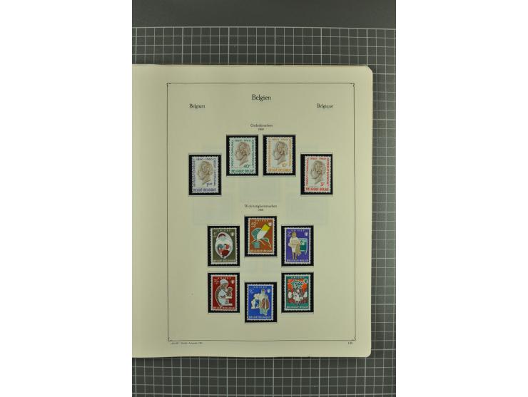 1849/1962, postfrische, ungebrauchte und gestempelte Sammlung mit vielen besseren Ausgaben, dabei Rotes Kreuz 1918, Mercier, 