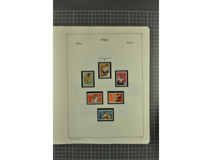 1849/1962, postfrische, ungebrauchte und gestempelte Sammlung mit vielen besseren Ausgaben, dabei Rotes Kreuz 1918, Mercier, 