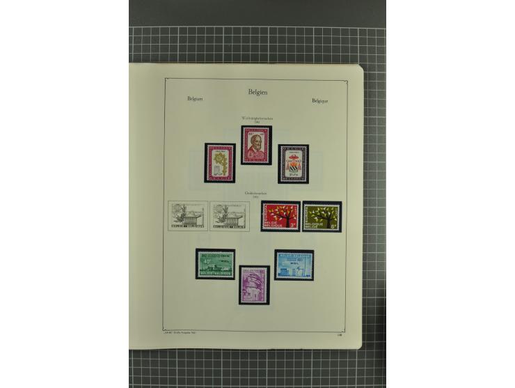 1849/1962, postfrische, ungebrauchte und gestempelte Sammlung mit vielen besseren Ausgaben, dabei Rotes Kreuz 1918, Mercier, 