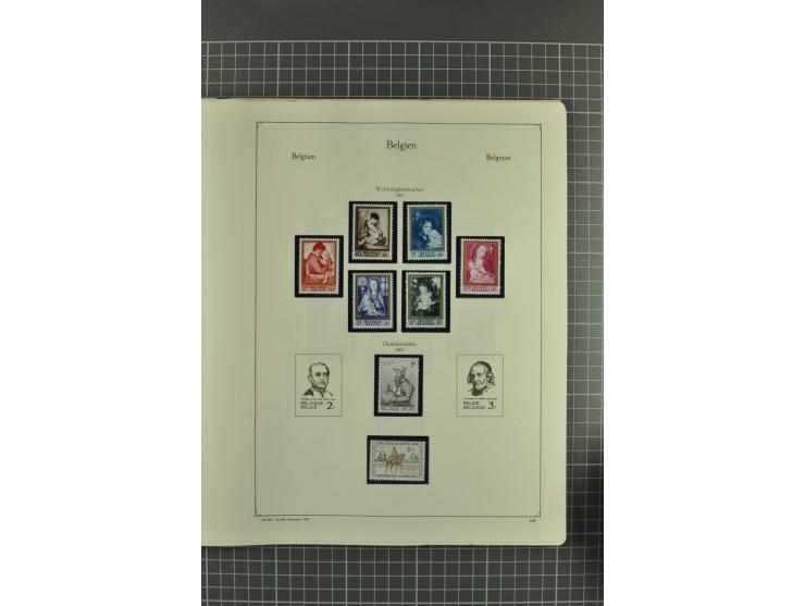 1849/1962, postfrische, ungebrauchte und gestempelte Sammlung mit vielen besseren Ausgaben, dabei Rotes Kreuz 1918, Mercier, 