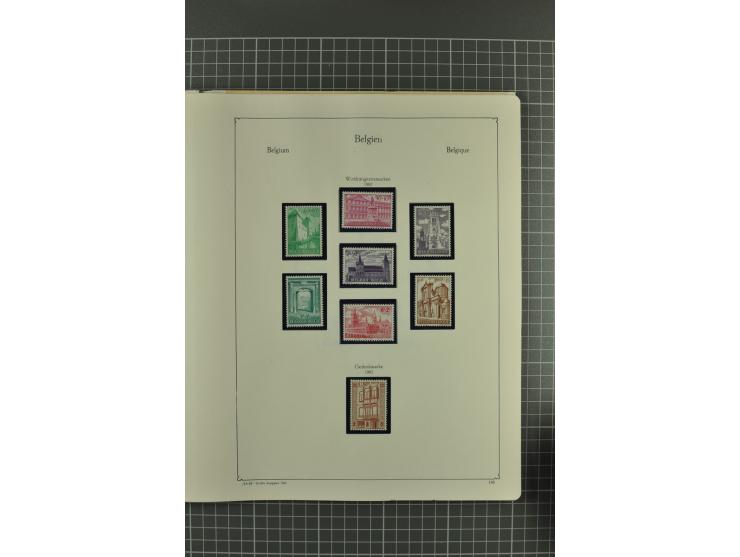 1849/1962, postfrische, ungebrauchte und gestempelte Sammlung mit vielen besseren Ausgaben, dabei Rotes Kreuz 1918, Mercier, 
