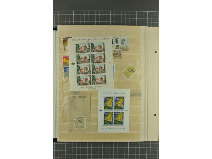 1849/1962, postfrische, ungebrauchte und gestempelte Sammlung mit vielen besseren Ausgaben, dabei Rotes Kreuz 1918, Mercier, 