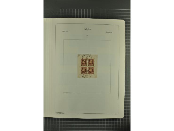 1849/1962, postfrische, ungebrauchte und gestempelte Sammlung mit vielen besseren Ausgaben, dabei Rotes Kreuz 1918, Mercier, 