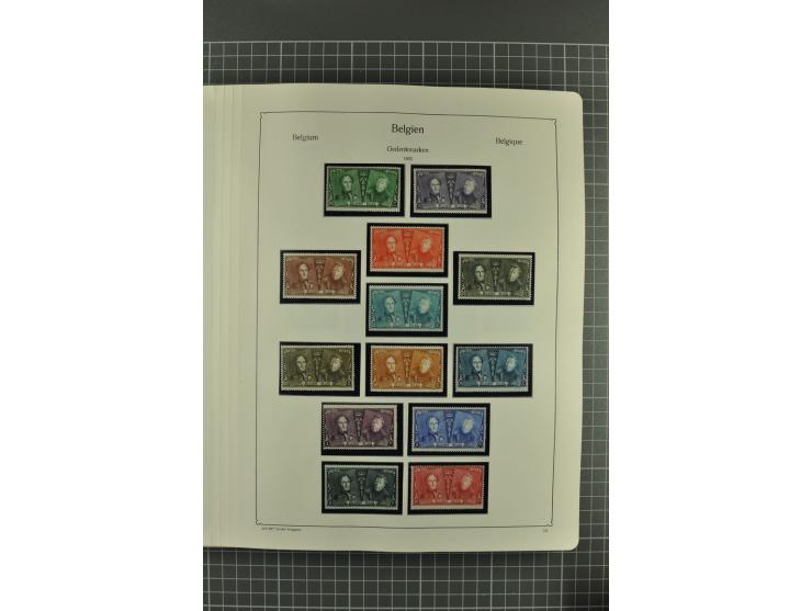 1849/1962, postfrische, ungebrauchte und gestempelte Sammlung mit vielen besseren Ausgaben, dabei Rotes Kreuz 1918, Mercier, 