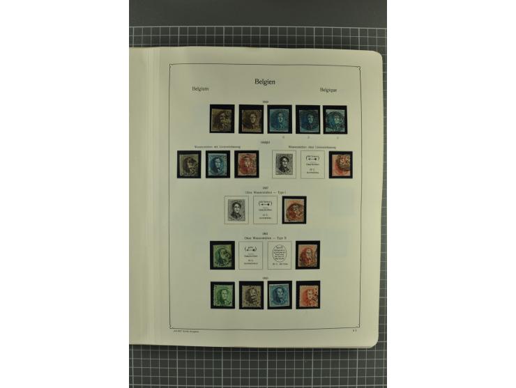 1849/1962, postfrische, ungebrauchte und gestempelte Sammlung mit vielen besseren Ausgaben, dabei Rotes Kreuz 1918, Mercier, 