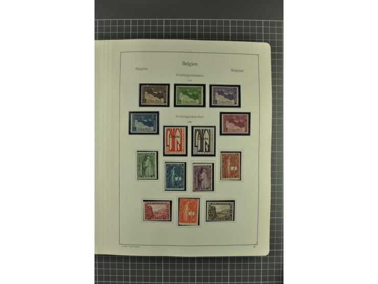 1849/1962, postfrische, ungebrauchte und gestempelte Sammlung mit vielen besseren Ausgaben, dabei Rotes Kreuz 1918, Mercier, 