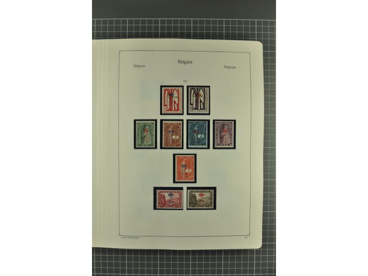 1849/1962, postfrische, ungebrauchte und gestempelte Sammlung mit vielen besseren Ausgaben, dabei Rotes Kreuz 1918, Mercier, 