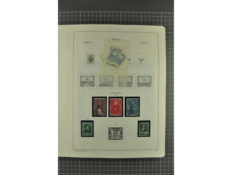 1849/1962, postfrische, ungebrauchte und gestempelte Sammlung mit vielen besseren Ausgaben, dabei Rotes Kreuz 1918, Mercier, 