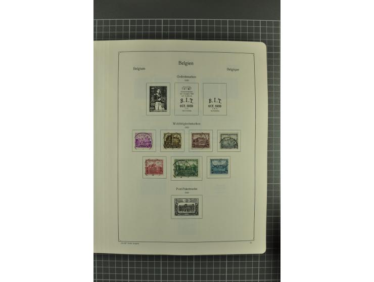 1849/1962, postfrische, ungebrauchte und gestempelte Sammlung mit vielen besseren Ausgaben, dabei Rotes Kreuz 1918, Mercier, 