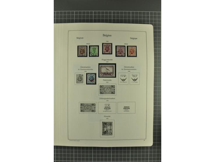 1849/1962, postfrische, ungebrauchte und gestempelte Sammlung mit vielen besseren Ausgaben, dabei Rotes Kreuz 1918, Mercier, 