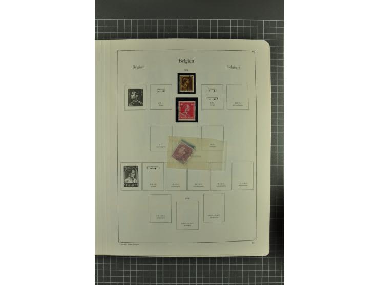 1849/1962, postfrische, ungebrauchte und gestempelte Sammlung mit vielen besseren Ausgaben, dabei Rotes Kreuz 1918, Mercier, 