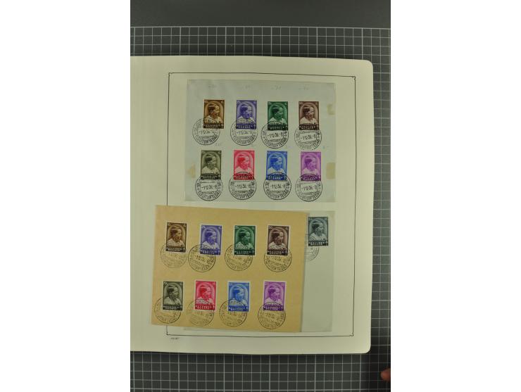 1849/1962, postfrische, ungebrauchte und gestempelte Sammlung mit vielen besseren Ausgaben, dabei Rotes Kreuz 1918, Mercier, 