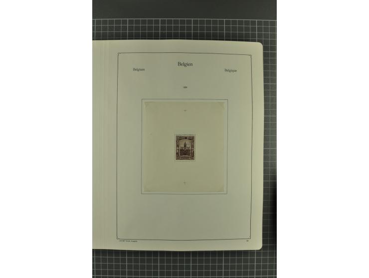 1849/1962, postfrische, ungebrauchte und gestempelte Sammlung mit vielen besseren Ausgaben, dabei Rotes Kreuz 1918, Mercier, 