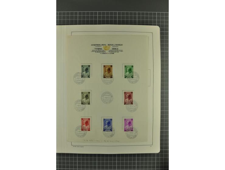 1849/1962, postfrische, ungebrauchte und gestempelte Sammlung mit vielen besseren Ausgaben, dabei Rotes Kreuz 1918, Mercier, 