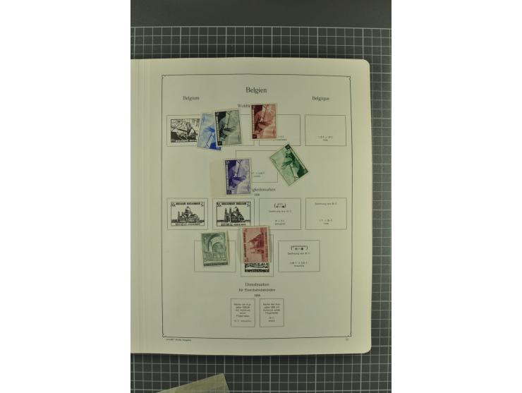 1849/1962, postfrische, ungebrauchte und gestempelte Sammlung mit vielen besseren Ausgaben, dabei Rotes Kreuz 1918, Mercier, 
