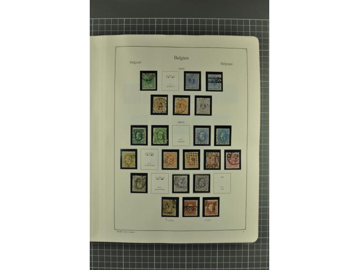 1849/1962, postfrische, ungebrauchte und gestempelte Sammlung mit vielen besseren Ausgaben, dabei Rotes Kreuz 1918, Mercier, 